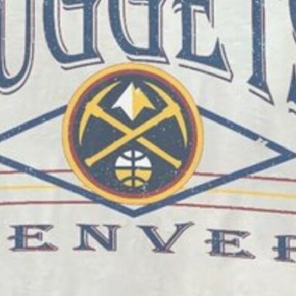 Vtg Denver Nuggets Basketball Shirt, Retro 90s NBA Denver Nuggets Shirt tee - Picture 2 of 4